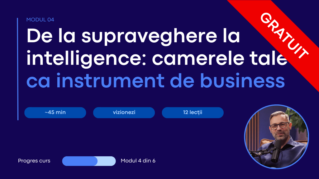 De la supraveghere la intelligence: camerele tale ca instrument de business
